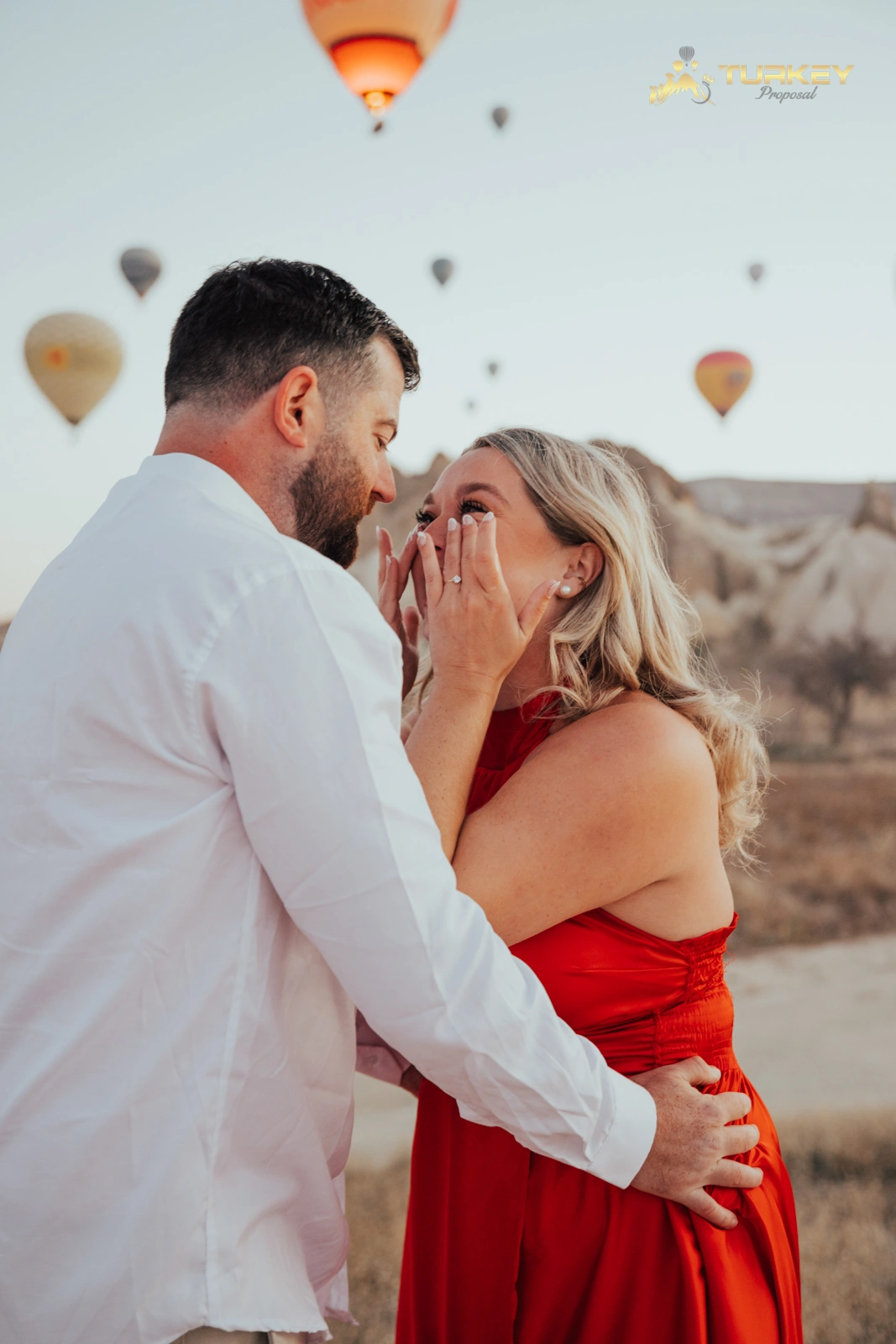 Professional engagement photography for a Turkey proposal